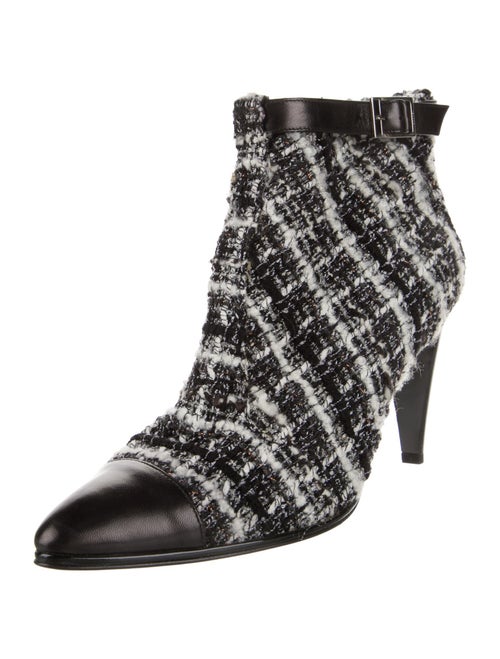 Chanel 2005 Tweed Boots