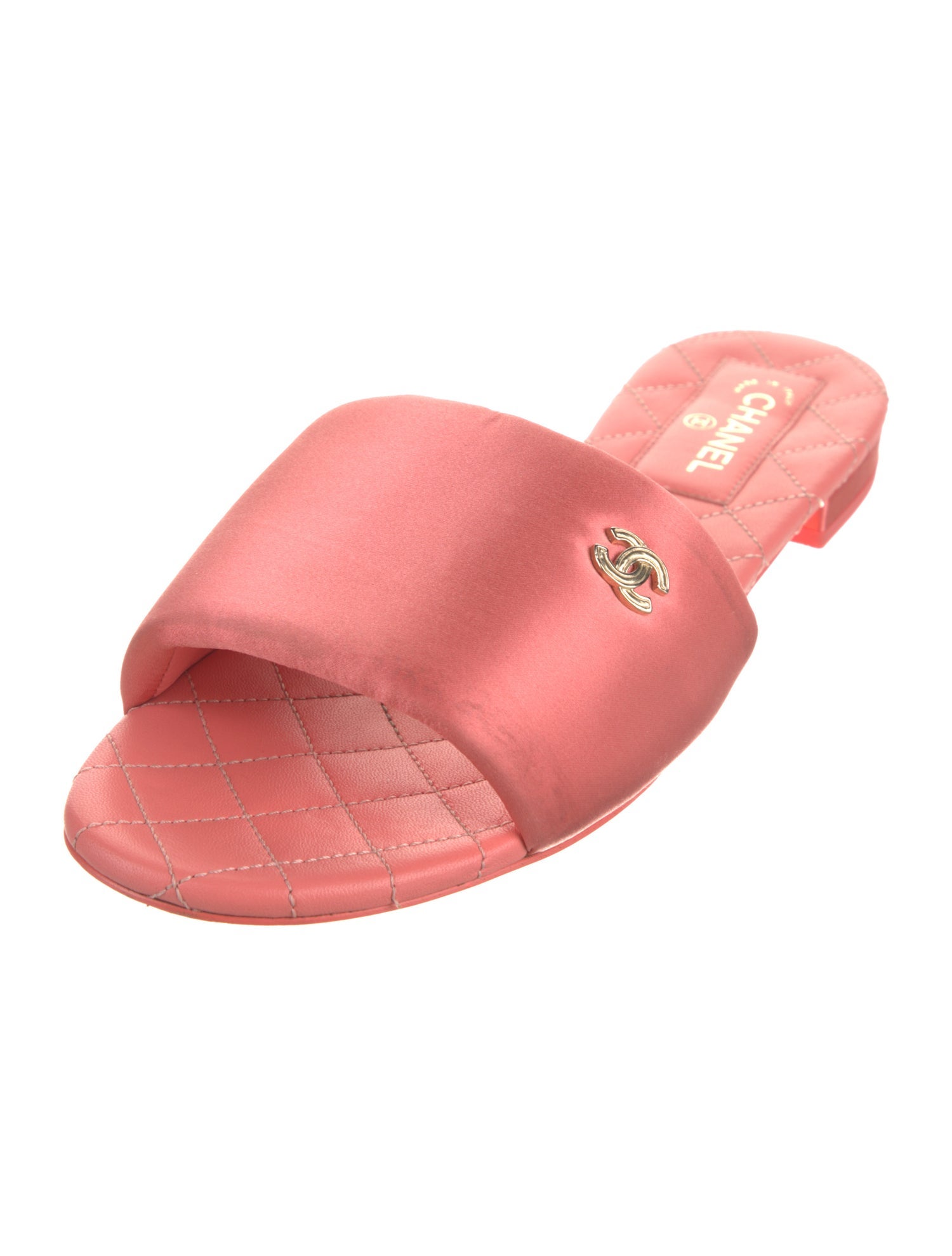 Chanel 2022 Interlocking CC Logo Slides