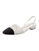 Chanel 2020 Interlocking CC Logo Slingback Flats