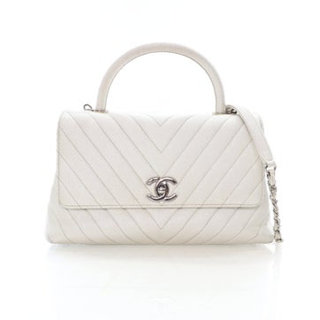 Chanel Crossbody Bags Calfskin Coco Handle Flap Bag Mini