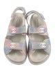 Chanel Dad Interlocking CC Logo Sandals