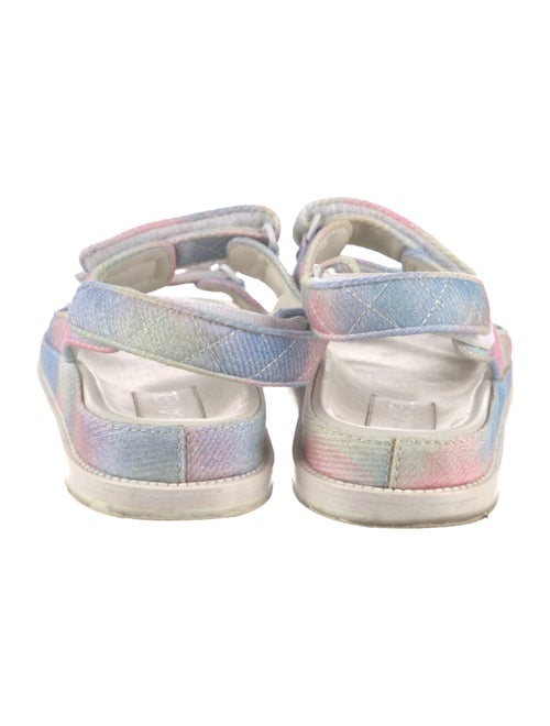 Chanel Dad Interlocking CC Logo Sandals