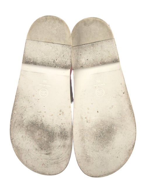 Chanel Dad Interlocking CC Logo Sandals