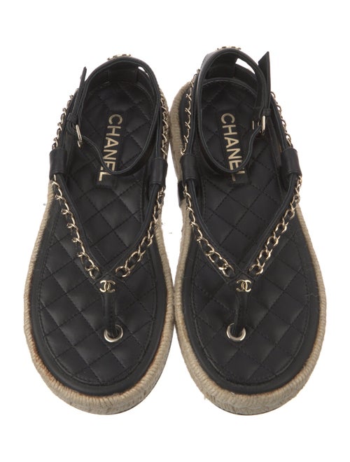 Chanel 2021 Interlocking CC Logo Espadrilles