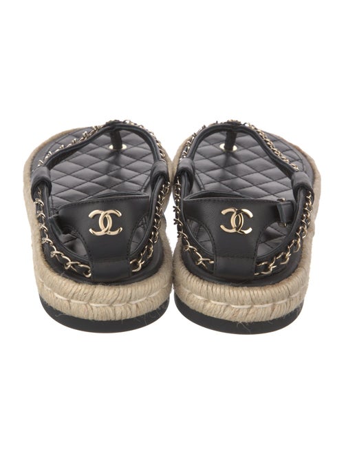 Chanel 2021 Interlocking CC Logo Espadrilles