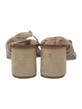 Chanel Gladiator Interlocking CC Logo Sandals