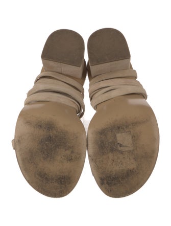 Chanel Gladiator Interlocking CC Logo Sandals