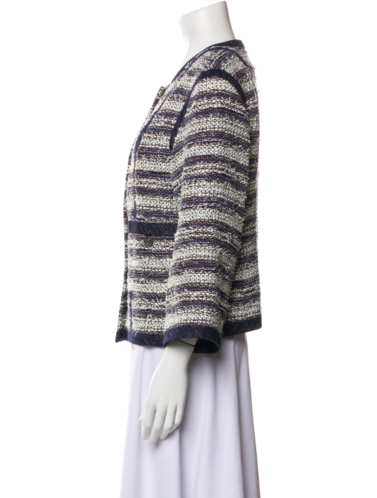 Chanel 2013 Striped Evening Jacket