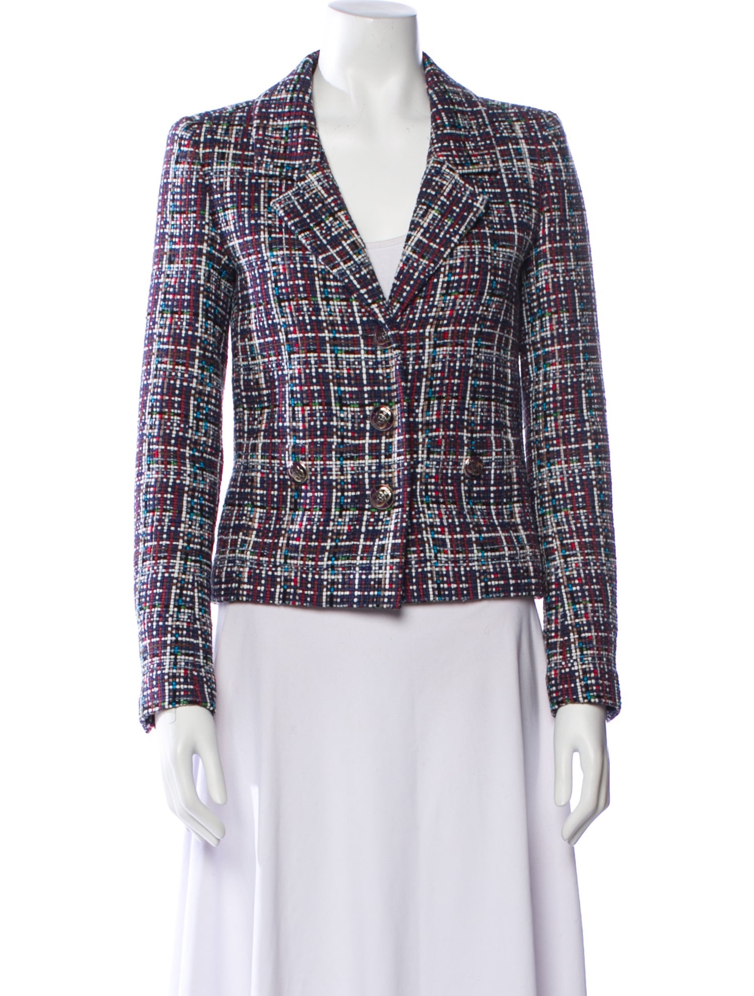 Chanel 2017 Tweed Pattern Blazer