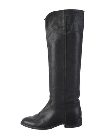 Chanel 2014 Interlocking CC Logo Riding Boots