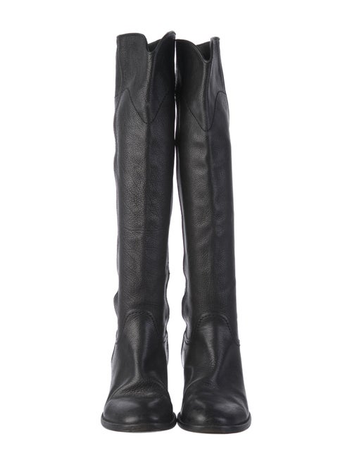 Chanel 2014 Interlocking CC Logo Riding Boots