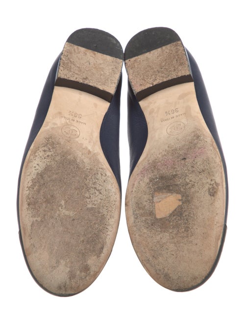 Chanel 2015 Interlocking CC Logo Ballet Flats