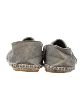 Chanel Interlocking CC Logo Denim Espadrilles