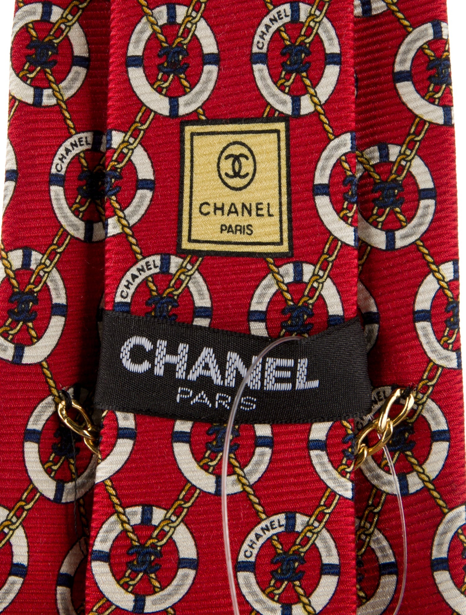 Chanel CC Silk Tie