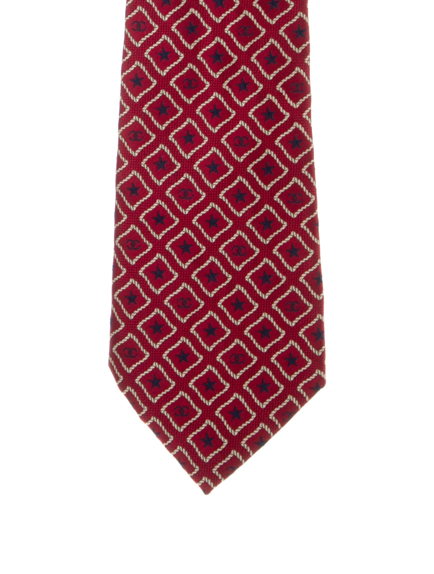 Chanel Star Silk Tie