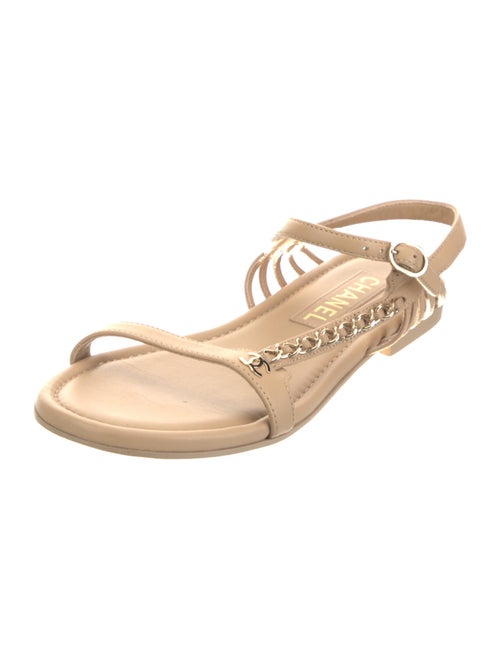 Chanel 2024 Interlocking CC Logo Sandals