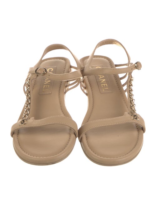 Chanel 2024 Interlocking CC Logo Sandals