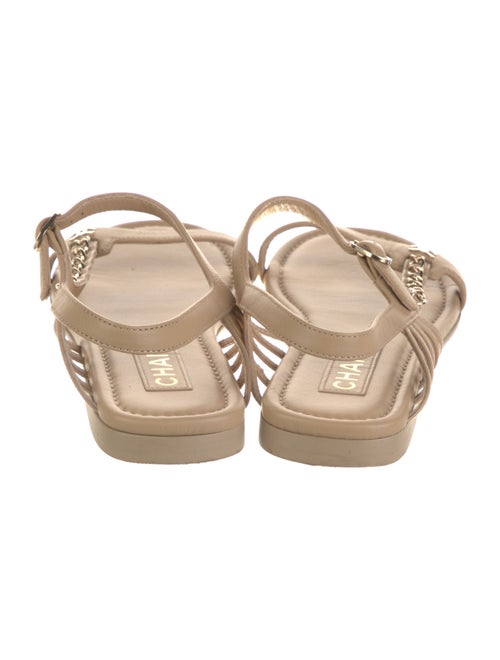 Chanel 2024 Interlocking CC Logo Sandals