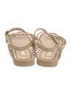 Chanel 2024 Interlocking CC Logo Sandals