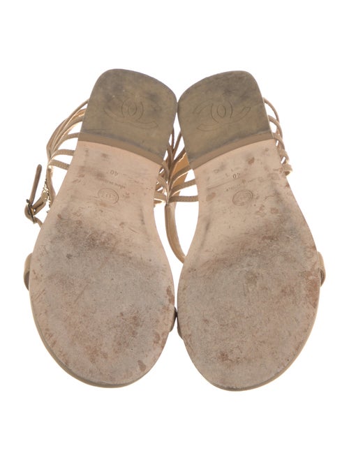 Chanel 2024 Interlocking CC Logo Sandals