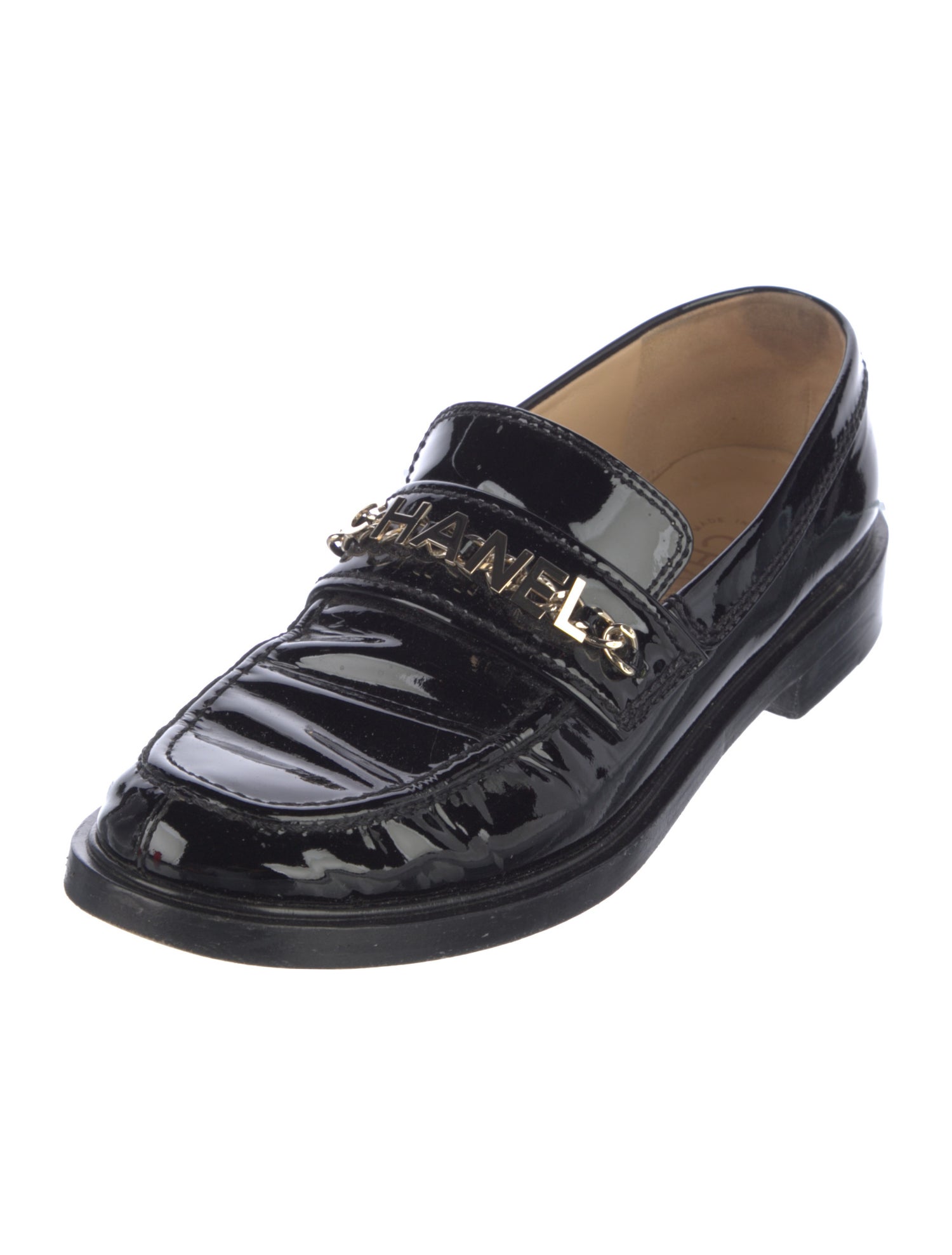 Chanel 2023 Interlocking CC Logo Loafers