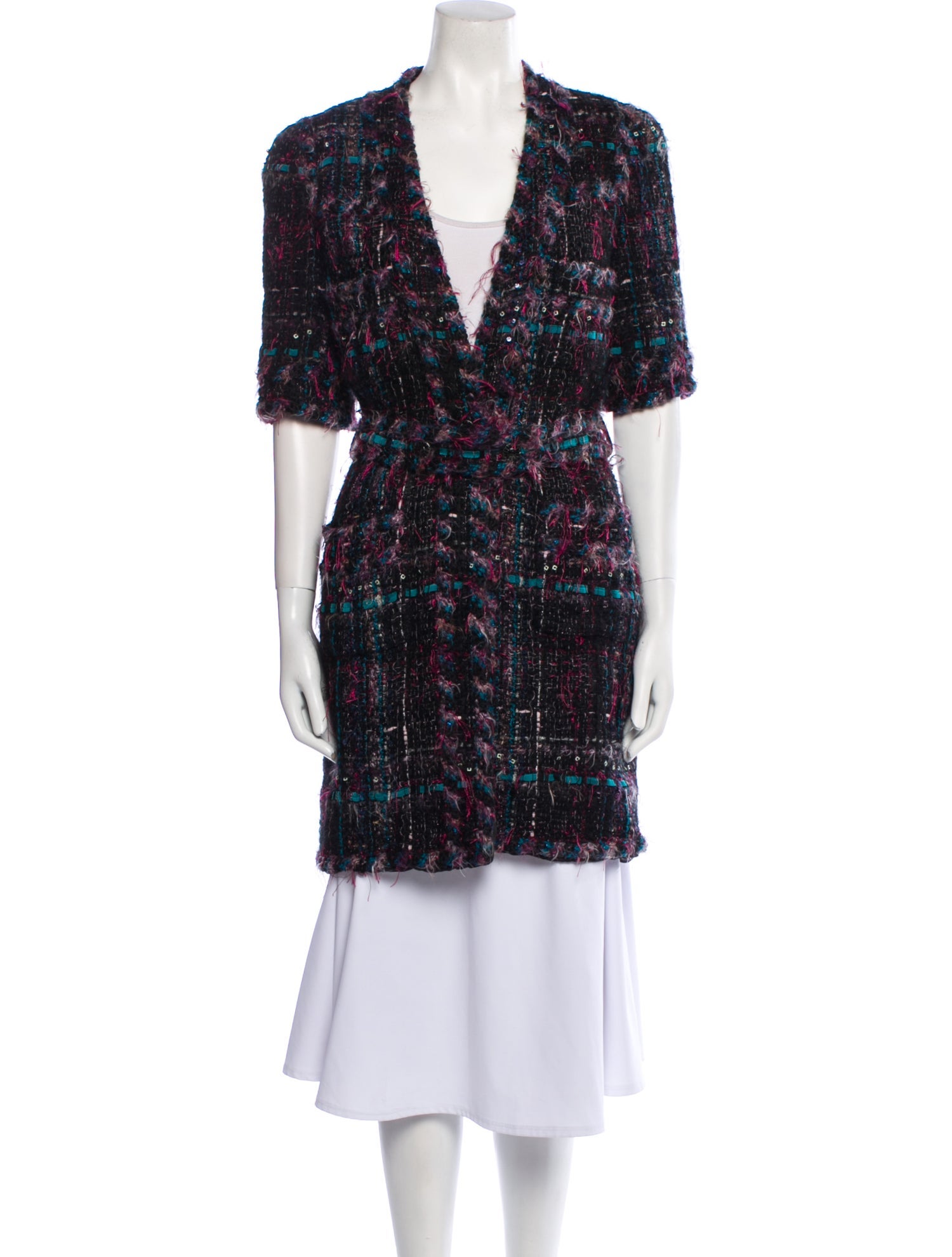 Chanel 2006 Tweed Pattern Coat