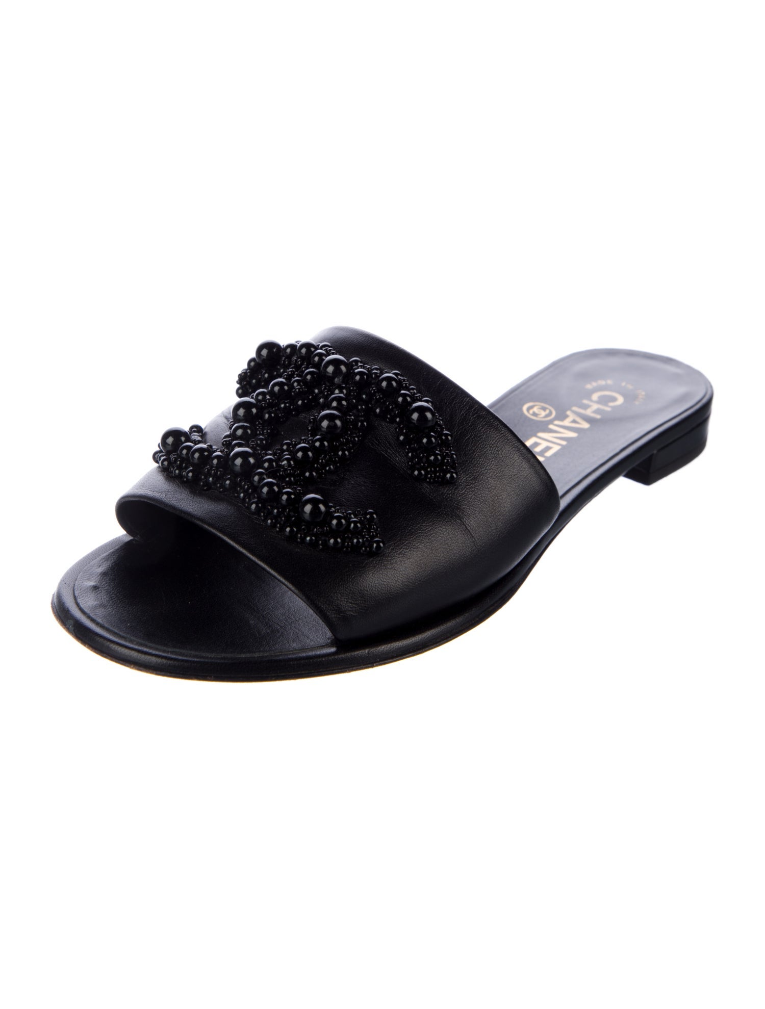 Chanel 2019 Interlocking CC Logo Slides