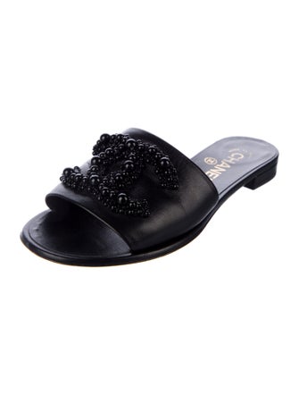 Chanel 2019 Interlocking CC Logo Slides