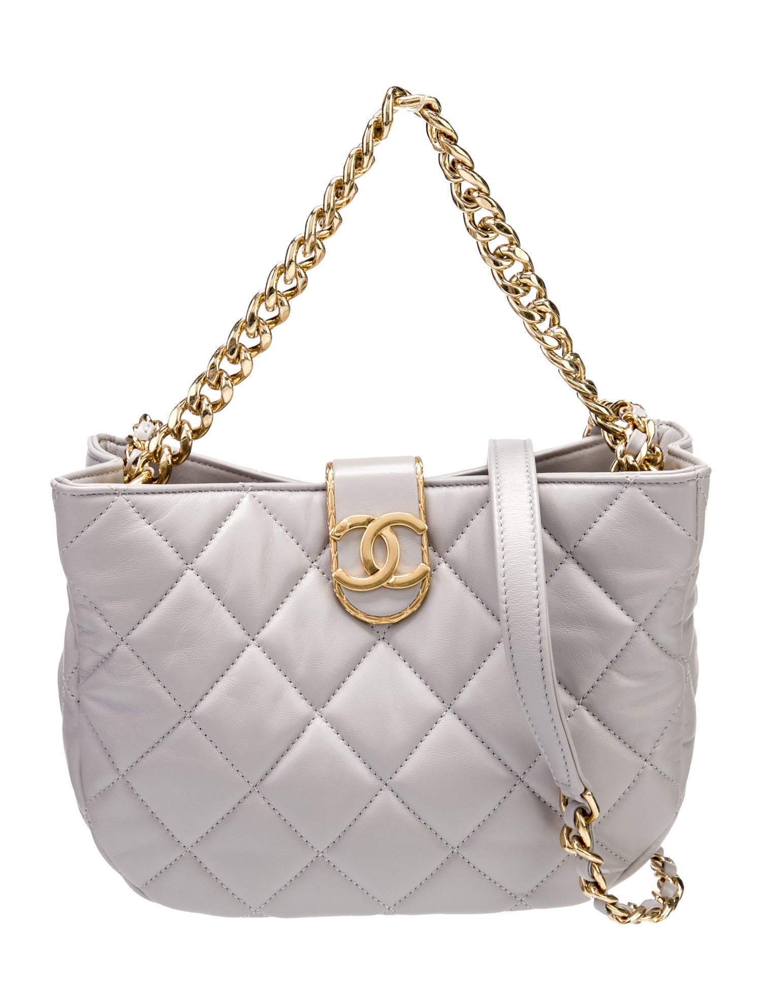 Chanel Small Quilted Chain Hobo