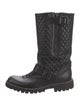 Chanel 2021 Interlocking CC Logo Combat Boots