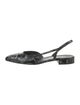 Chanel 2023 Interlocking CC Logo Slingback Flats