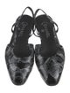 Chanel 2023 Interlocking CC Logo Slingback Flats
