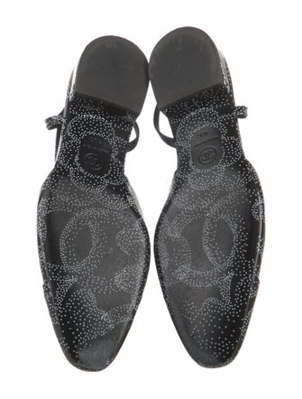 Chanel 2023 Interlocking CC Logo Slingback Flats