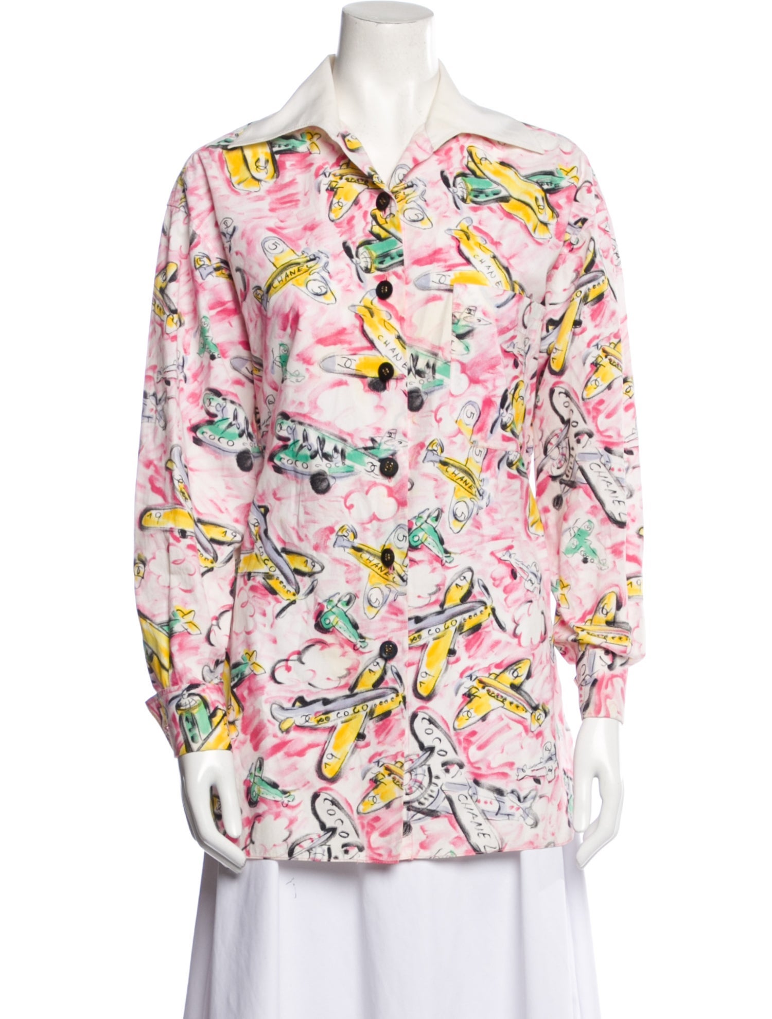 Chanel Vintage 1994 Button-Up Top