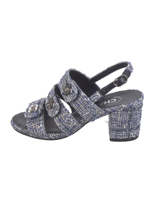 Chanel 2018 Interlocking CC Logo Gladiator Sandals