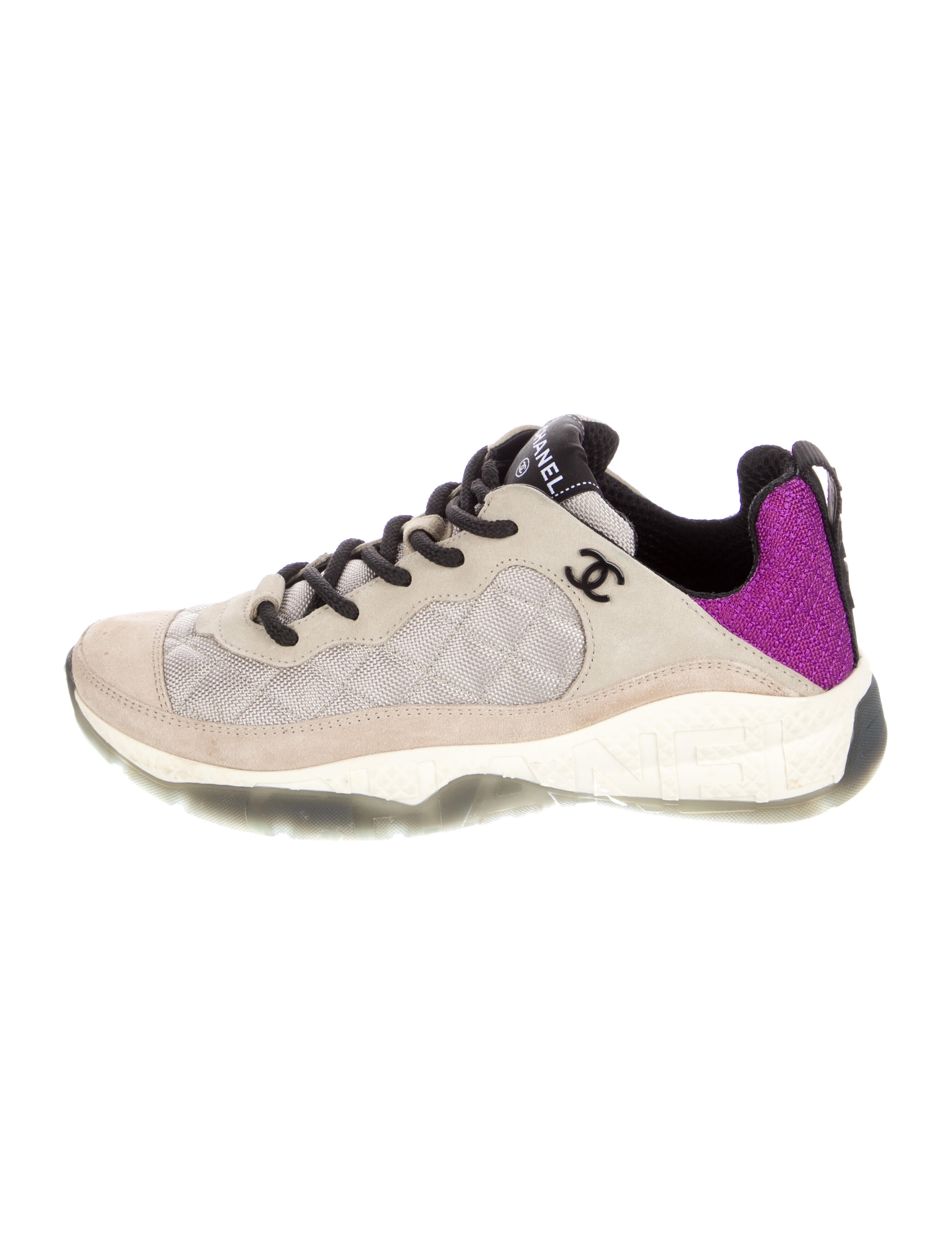 Chanel 2022 Interlocking CC Logo Sneakers