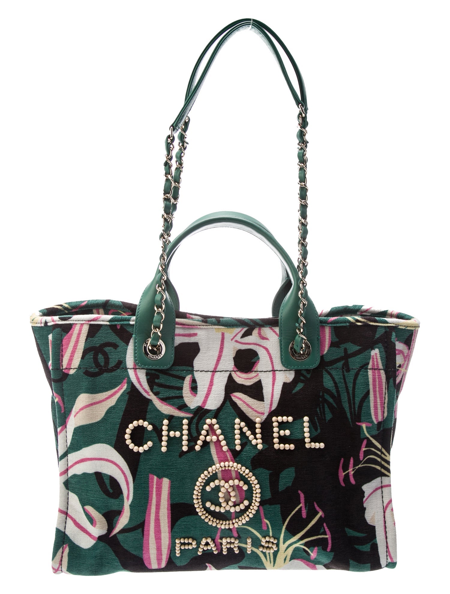 Chanel Paris-Dakar Small Velvet Deauville Tote