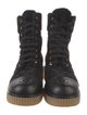 Chanel 2020 Interlocking CC Logo Combat Boots