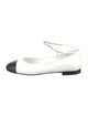 Chanel 2022 Interlocking CC Logo Ballet Flats