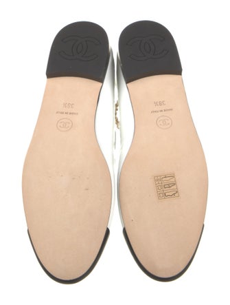 Chanel 2022 Interlocking CC Logo Ballet Flats
