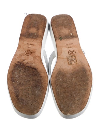 Chanel Lambskin Slides