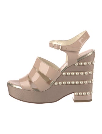 Chanel 2019 Interlocking CC Logo Sandals