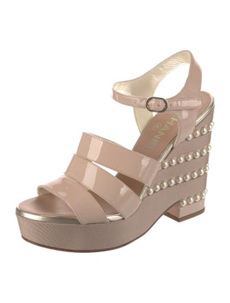 Chanel 2019 Interlocking CC Logo Sandals