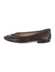 Chanel Interlocking CC Logo Patent Leather Flats