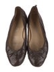 Chanel Interlocking CC Logo Patent Leather Flats