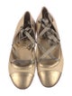 Chanel Interlocking CC Logo Lambskin Ballet Flats