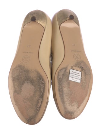 Chanel Interlocking CC Logo Lambskin Ballet Flats