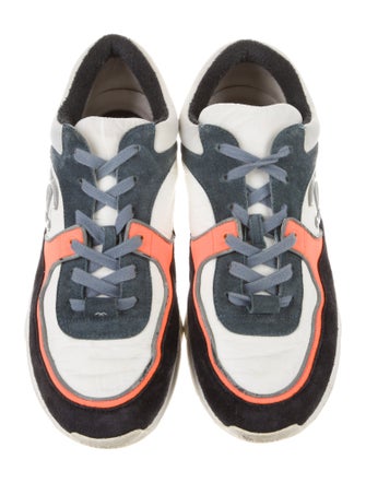 Chanel Interlocking CC Logo Nylon Sneakers