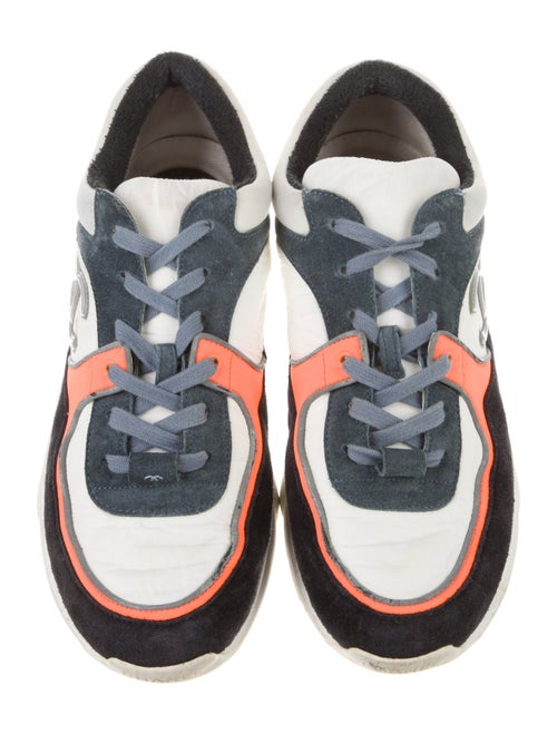 Chanel Interlocking CC Logo Nylon Sneakers