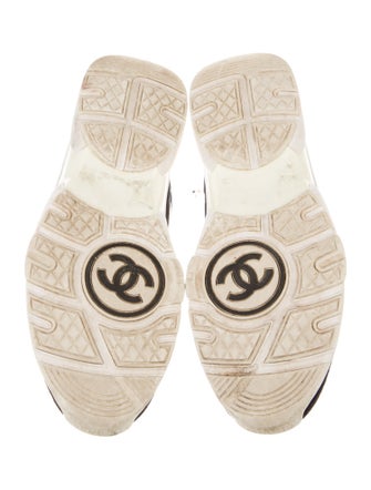 Chanel Interlocking CC Logo Nylon Sneakers